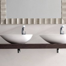 Cuba de Apoio ou Sobrepor Oval Napoli Doka Bath Works 